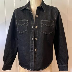 Vintage Women’s bill blass Black Denim shirt/jacket